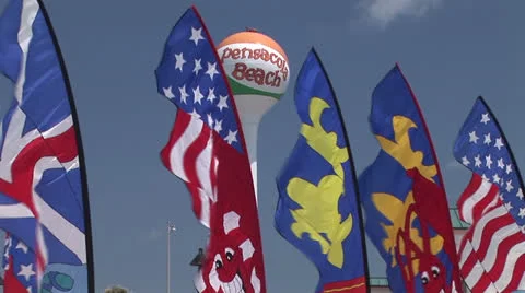 Pensacola Beach Stock Footage 22917508