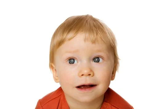 Pensive Boy Foto stock