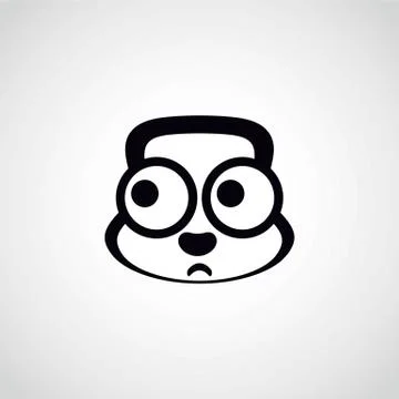 Pensive chipmunk. Stock Illustration