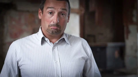 A Pensive Expression Of Face. RAW Video 2 Stock Footage 29790119