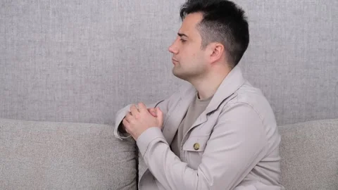 Pensive man Stock Footage 270801211