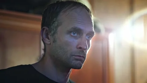 Pensive Man Lost in Thought Stock Footage 295965823
