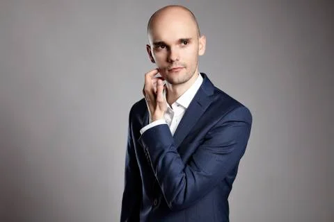 Pensive Man Foto stock