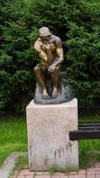 Pensive man Foto stock