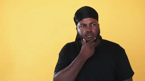 Pensive man problem solution decision thinking Stock Footage 196219056