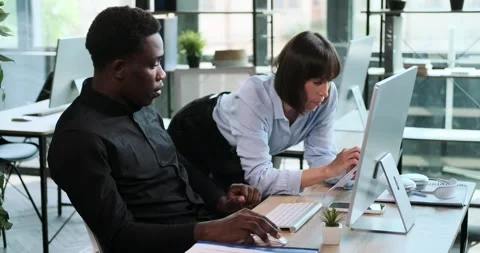 Pensive Managers Conferencing at Workplace in Office Stock-Footage 254521504