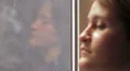 Pensive woman answers the phone HD Footage