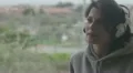 pensive woman listening to music HD Footage