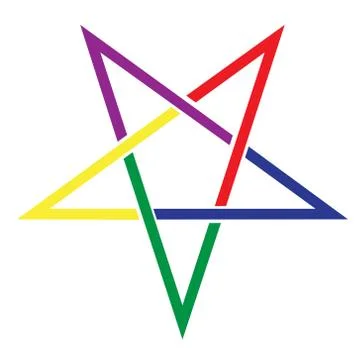 Pentacle Ancient Symbol Stock Illustration
