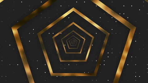 Pentagon With Dots Stock Footage 280926988