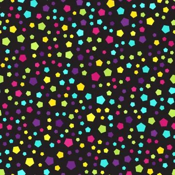 Pentagon pattern. Seamless vector Stock Illustration