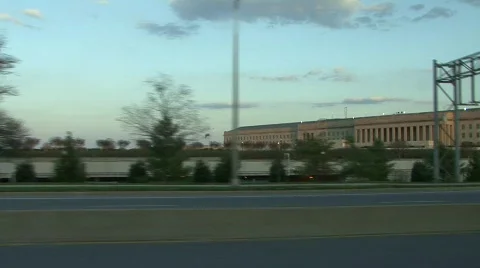The Pentagon From The Road Video stock 366702