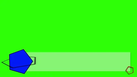 Pentagon shape with lower third motion Stock Footage 163242778