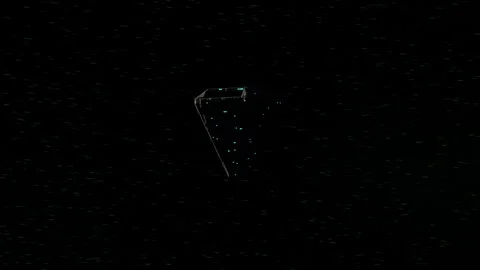 Pentagon Shaped UFO in Space Vidéo 251013322
