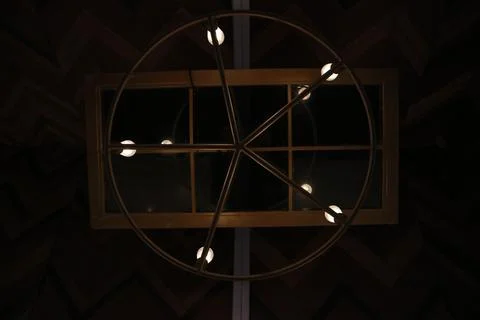 Pentagonal lamp Stock Photos
