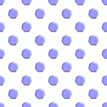 Pentagonal precious stone pattern seamless vector Stock Illustration