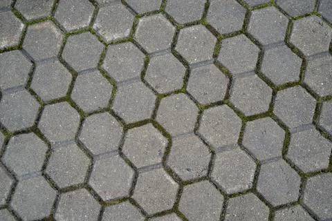 Pentagonal tiles background Stock Photos