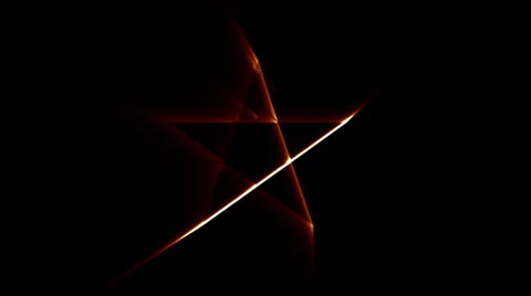 Pentagram Glowing Stock Footage 30902588