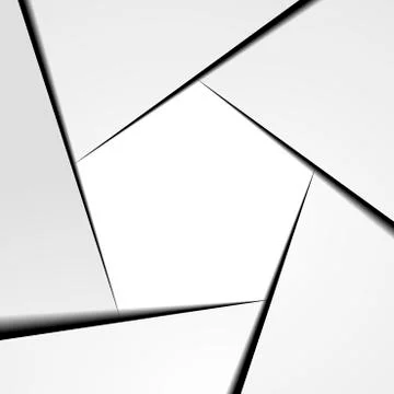 Pentagram Infographic Stock Illustration