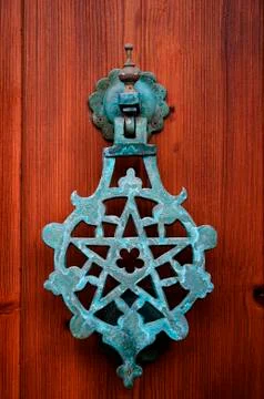 Pentagram knocker Stock Photos