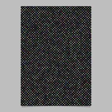 Pentagram pattern poster design - vector document background Stock Illustration