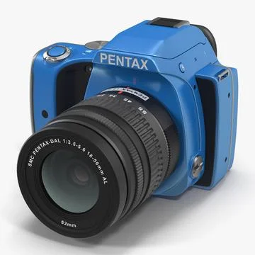 Pentax K-S1 Blue 3D Model ~ 3D Model #90942742 | Pond5