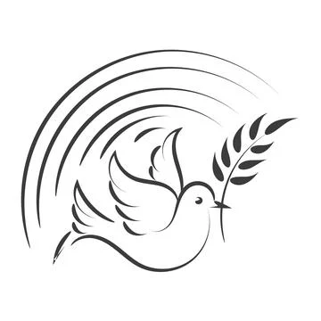 Pentecost poster design for print Stock Illustration