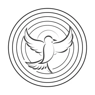 Pentecost poster design for print Stock Illustration