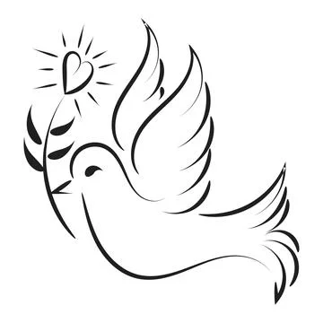 Pentecost poster design for print Stock Illustration