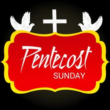 Pentecost Sunday Stock Illustration