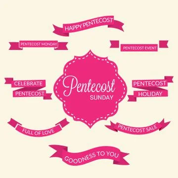 Pentecost Sunday Stock-Illustration