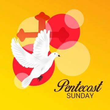 Pentecost Sunday Stock Illustration