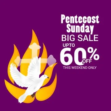 Pentecost Sunday Stock Illustration