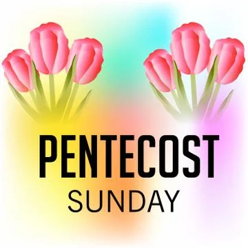Pentecost Sunday Stock Illustration