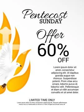 Pentecost Sunday Illustrazione stock