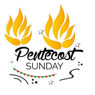 Pentecost Sunday Stock-Illustration