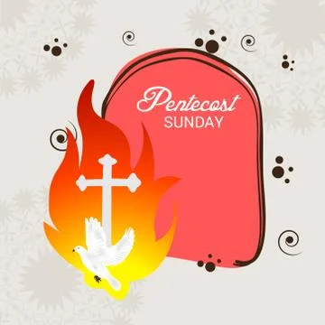 Pentecost Sunday Stock Illustration