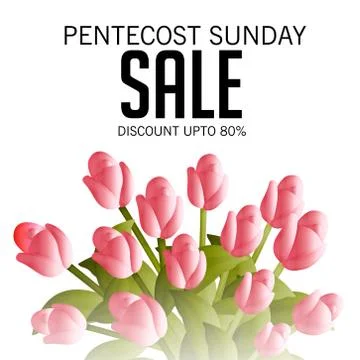Pentecost Sunday Stock Illustration