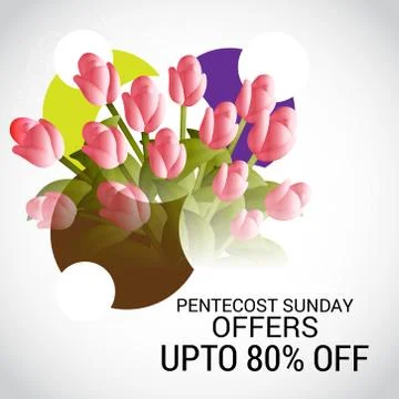 Pentecost Sunday Stock Illustration