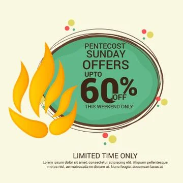 Pentecost Sunday Stock Illustration