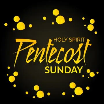 Pentecost Sunday Illustrazione stock