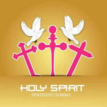 Pentecost Sunday Stock-Illustration