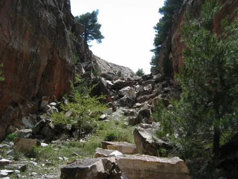 Penteli mountain Athens Greece Stock-Fotos