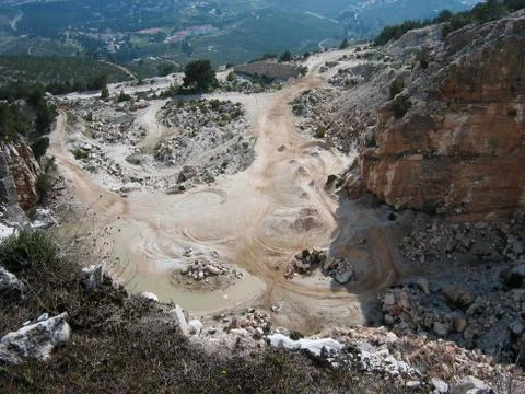 Penteli mountain Athens Greece Stock Photos