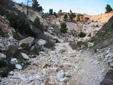 Penteli mountain Athens Greece Stock Photos