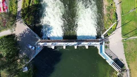 Penticton Dam Stock Footage 201585407