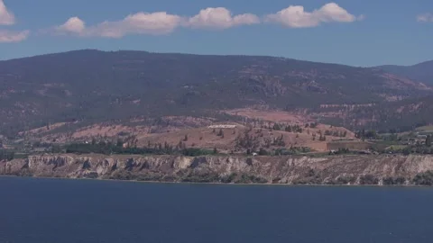 Penticton Sign on Mountain Stock-Footage 345052485