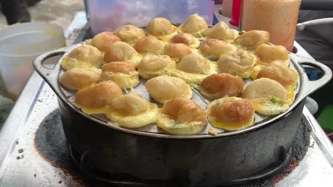 Pentol goreng Video stock 269540366