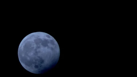 Penumbral eclipse fast Stock Footage 122643393