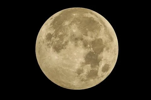 Penumbral lunar eclipse of the Full Strawberry Moon seen over Philippine capital Fotos Stock